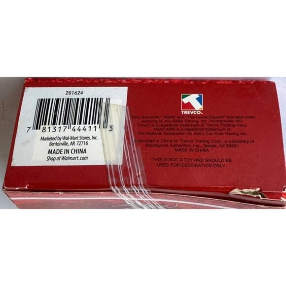 Trevco Brand NASCAR Tony Stewart #20 Set of 5 Bear Home Depot Ornaments (BOXED) - Picture 13 of 14